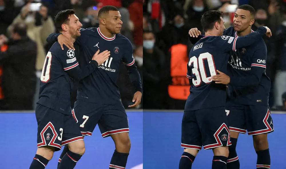 Messi y Mbappé fueron las estrellas del partido ante el Brujas. Foto: composición/ AFP Messi y Mbappé fueron las estrellas del partido ante el Brujas. Foto: composición/ AFP