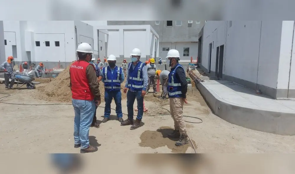 Contraloría inspeccionó obra de Los Algarrobos. Foto: Contraloría Contraloría inspeccionó obra de Los Algarrobos. Foto: Contraloría