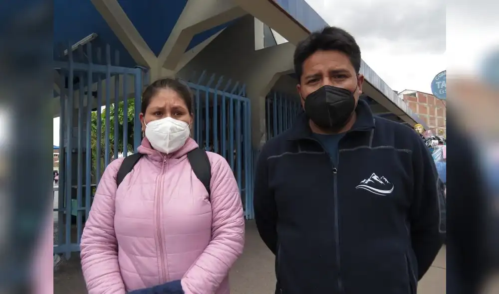 Padres preocupados por estado de salud de su hijo. Foto: La República