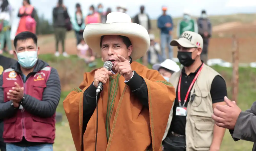 El jefe de Estado, Pedro Castillo, agradeció al pleno del Congreso por no admitir a debate la moción de vacancia. Foto: Presidencia El jefe de Estado, Pedro Castillo, agradeció al pleno del Congreso por no admitir a debate la moción de vacancia. Foto: Presidencia