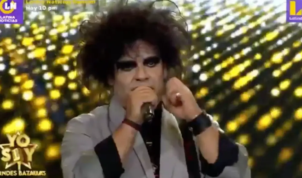 Imitador de Robert Smith revela que es un "milagro" que haya vuelto a los escenarios tras haberse infectado de la Covid-19. Foto: Latina/captura.