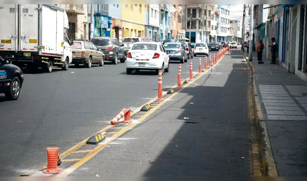 En la mira. Contraloría hizo hasta 7 observaciones a tramos donde la comuna ha instalado ciclovías. Pide cambios. Foto: La República