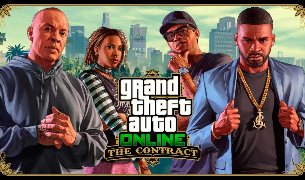 La actualización de GTA Online incluirá a uno de los protagonistas de GTA V y al rapero Dr. Dre. Foto: Rockstar