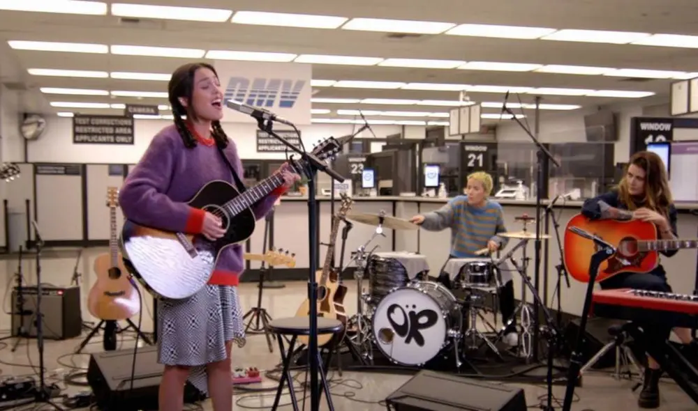 Olivia Rodrigo estrenó su primer concierto grabado para Tiny Desk. Foto: NPR