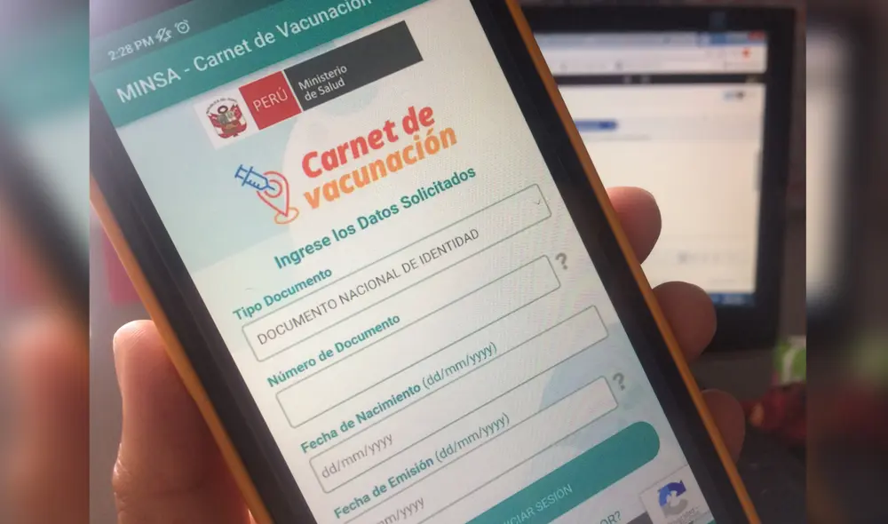 El Minsa habilitó una aplicación para ver tu carnet de vacunación en tiempo real. Foto: La República