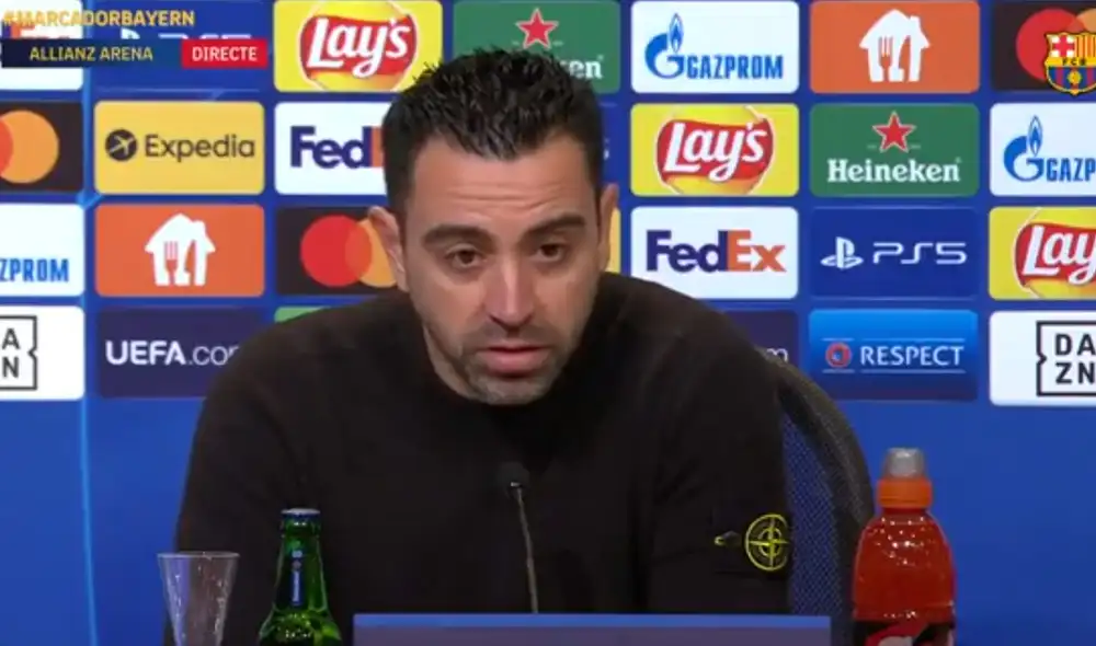 Xavi no logró clasificar al FC Barcelona a los octavos de final de la Champions League. Foto: captura de pantalla