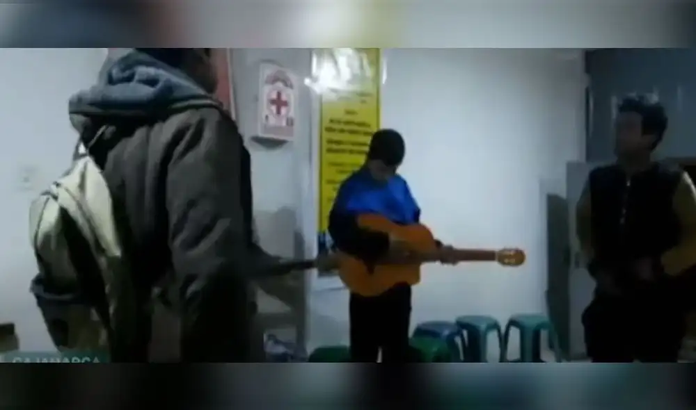 Fueron conminados a entonar el 'Pío, pío'. Foto: captura/Huamachuco Informa