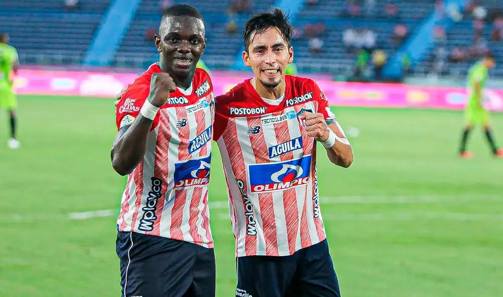 Junior ganó en Barranquilla con doblete de Edwuin Cetre ante Deportivo Pereira por la Liga BetPlay. Foto: Twitter Junior ganó en Barranquilla con doblete de Edwuin Cetre ante Deportivo Pereira por la Liga BetPlay. Foto: Twitter