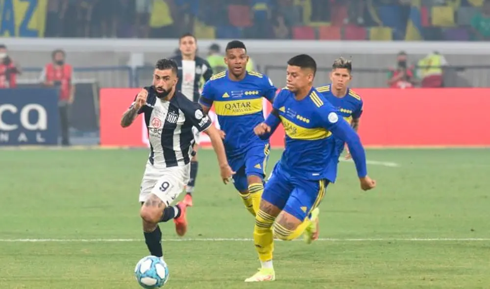 Boca Juniors y Talleres se fueron al descanso empatados a cero. Foto: TyC Sports Boca Juniors y Talleres se fueron al descanso empatados a cero. Foto: TyC Sports