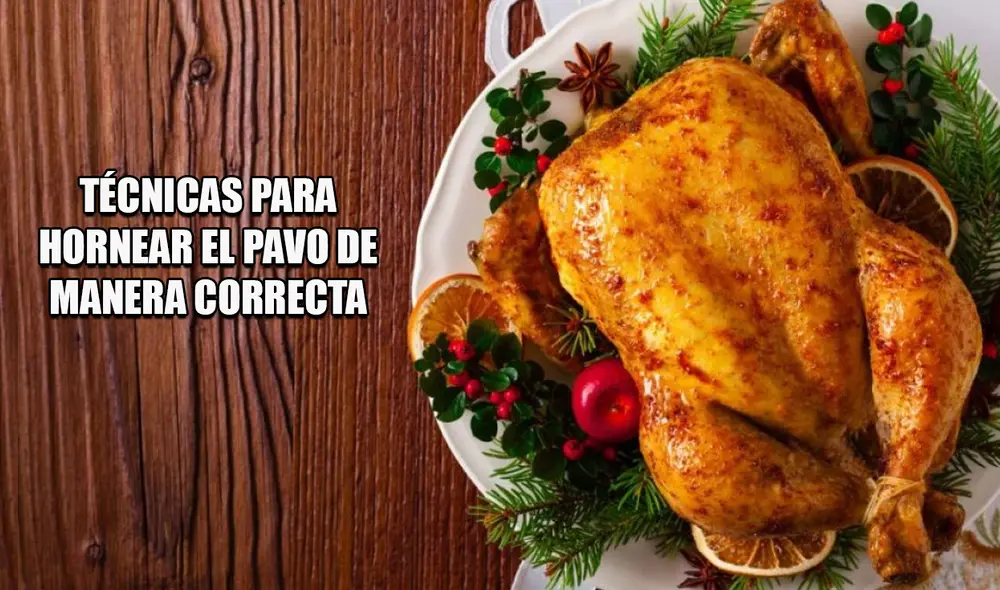 Hornear el pavo de manera correcta no es difícil como se cree. Foto: composición/recetips