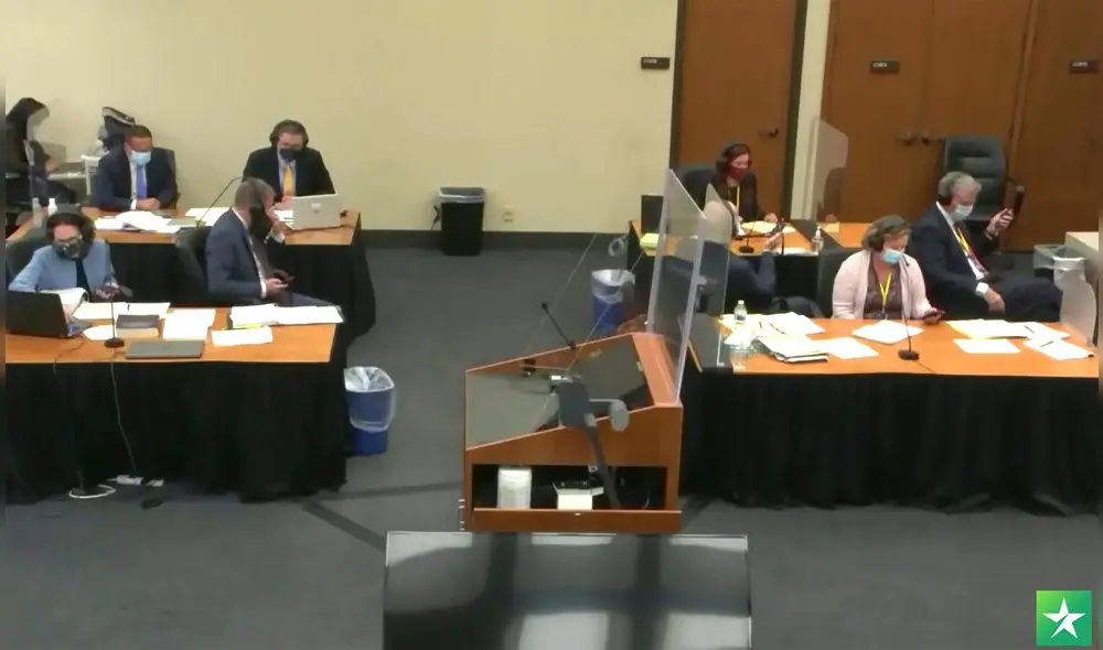 Se espera que la propia Potter comparezca en su defensa durante el juicio, que se celebra en la corte del condado de Hennepin. Foto: captura Fox Se espera que la propia Potter comparezca en su defensa durante el juicio, que se celebra en la corte del condado de Hennepin. Foto: captura Fox