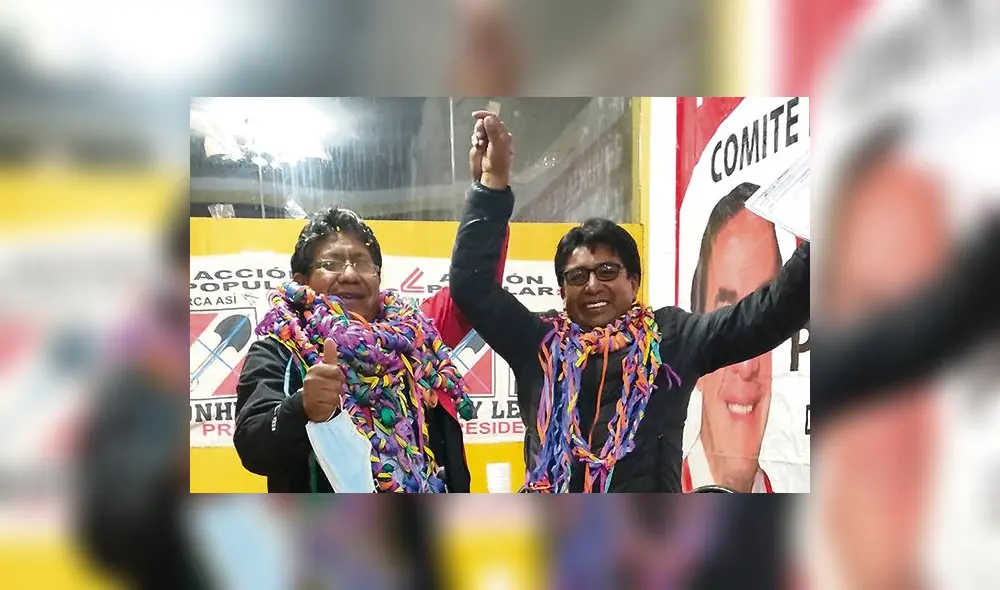 Testigos y compadre.  Jorge Luis Flores Ancachi y Mario Jesús Ortega Zea, juntos. Dio su versión en Ética. Foto: La República