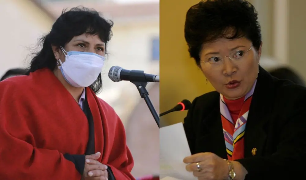 "Mis pensamientos y oraciones están con ustedes" refirió Lilia Paredes tras el deceso de Susana Higuchi. Foto: composición/Andina/difusión