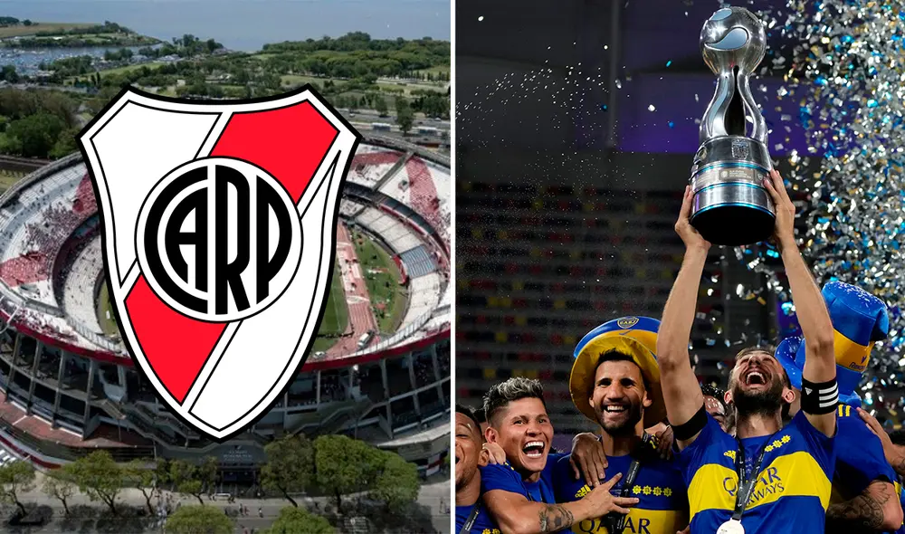 Ambos equipos se enfrentarán en la Supercopa Argentina. Foto: composición/ Andina/ Boca Juniors