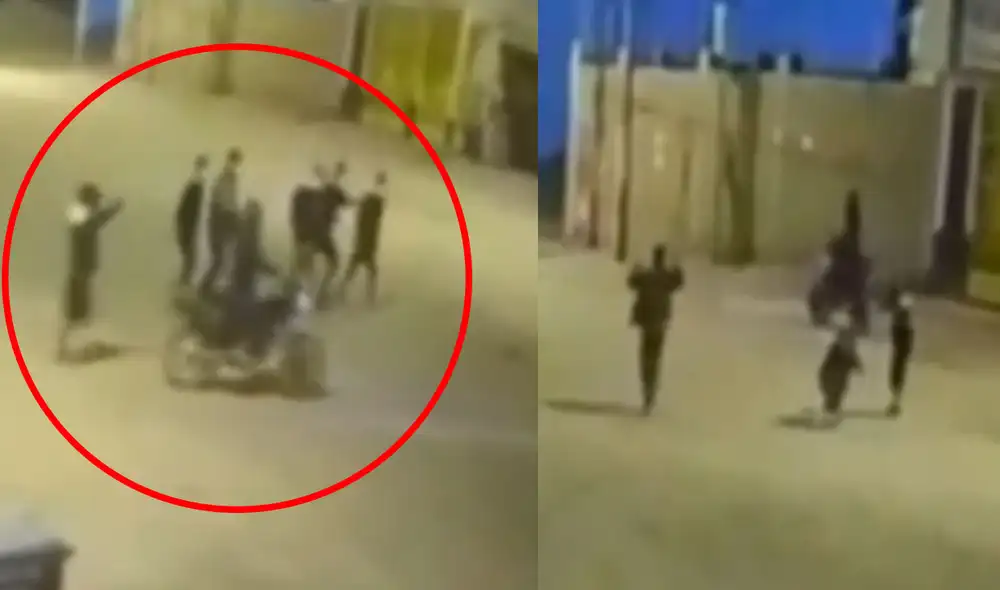 Delincuentes asaltaron a los jóvenes en horas de la madrugada. Foto: captura de Latina Delincuentes asaltaron a los jóvenes en horas de la madrugada. Foto: captura de Latina