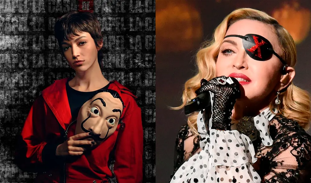 Madonna y Úrsula Corberó son artistas reconocidas mundialmente. Foto: composición/Netflix/Instagram