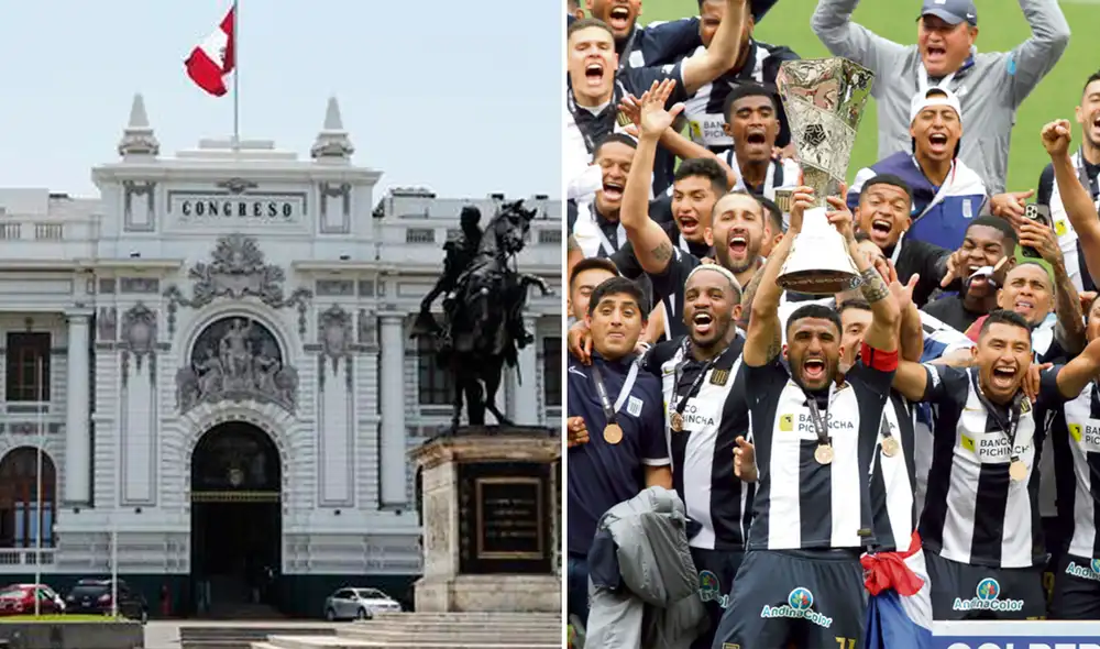 El Congreso de la República felicitó a Alianza Lima. Foto: EFE