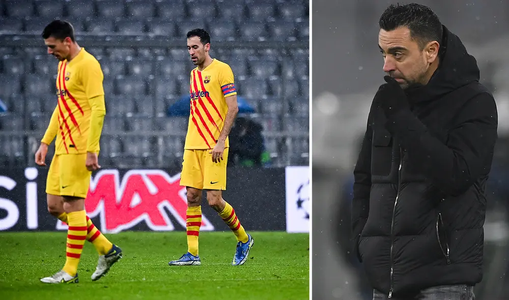 Xavi dirigió su segundo partido en Champions League con el FC Barcelona. Foto: composición/ AFP/ EFE Xavi dirigió su segundo partido en Champions League con el FC Barcelona. Foto: composición/ AFP/ EFE