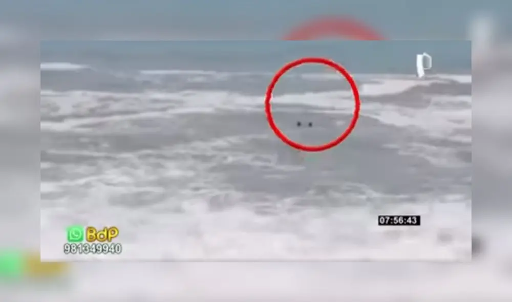 Adolescente fue salvado por instructor de tránsito. Foto: captura/Panamericana Adolescente fue salvado por instructor de tránsito. Foto: captura/Panamericana