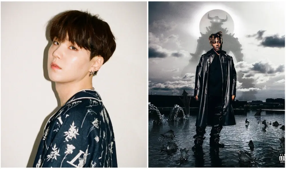 “Girl of my dreams”, colaboración de Suga y Juice WRLD, es parte del álbum Fighting Demons. Foto: composición LR / Imágenes HYPE y @JuiceWorlddd