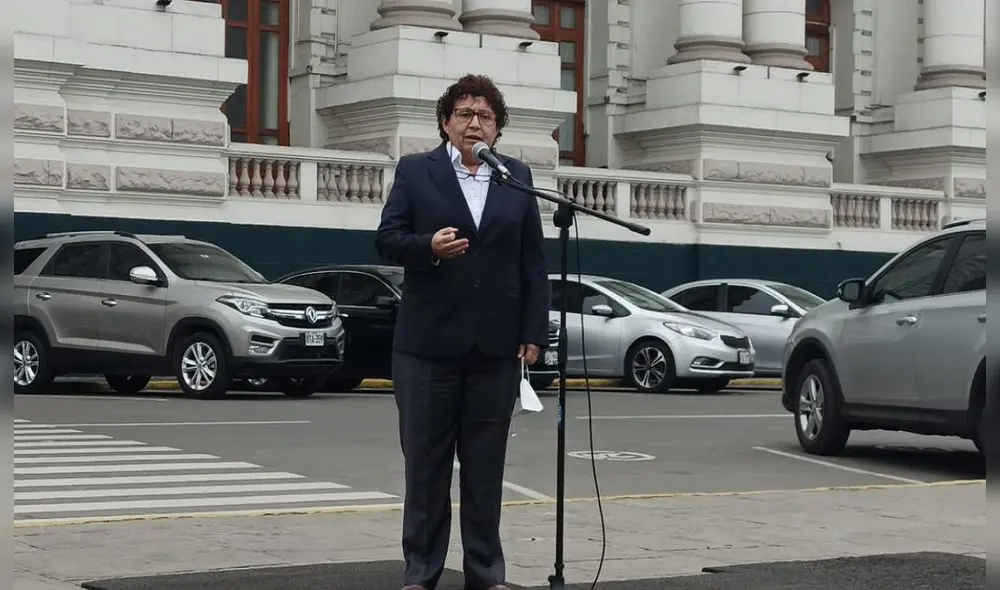 Susel Paredes negó que su agrupación política haya negociado algo con el jefe de Estado. Foto: Geanella Izquierdo/ URPI-LR