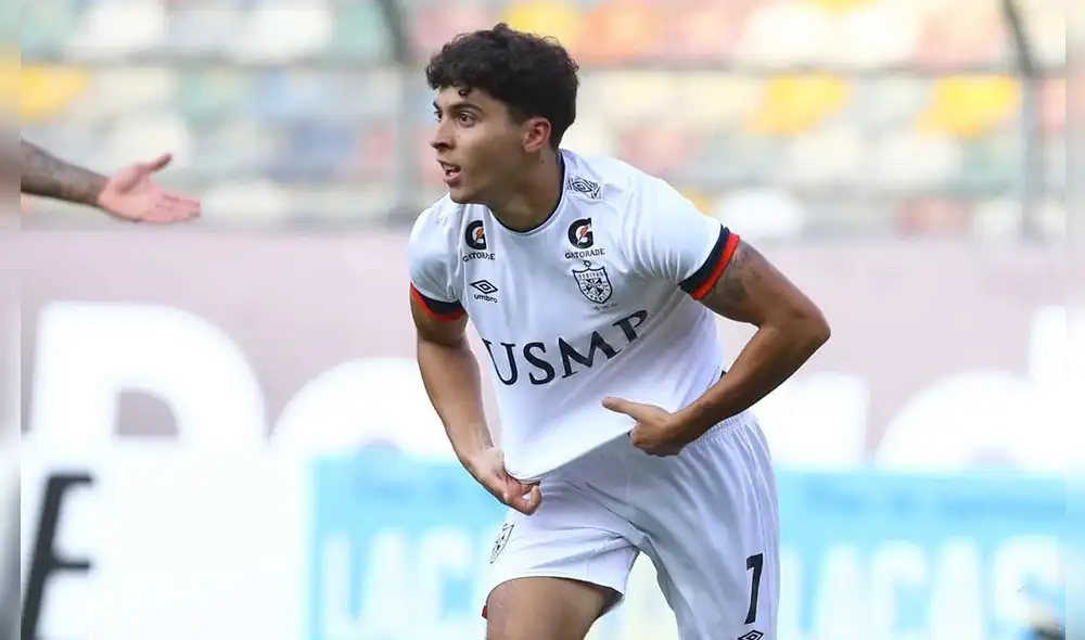 Franco Zanelatto marcó 4 goles con la Universidad San Martín en la Liga 1 Betsson 2021. Foto: Twitter @LigaFutProf