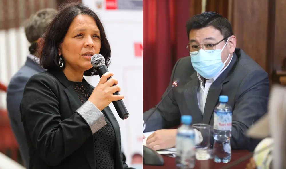 La ministra de la Mujer pide que se investigue debidamente la denuncia contra el fujimorista Luis Cordero. Foto: MIMP, Congreso / Video: RPP La ministra de la Mujer pide que se investigue debidamente la denuncia contra el fujimorista Luis Cordero. Foto: MIMP, Congreso / Video: RPP