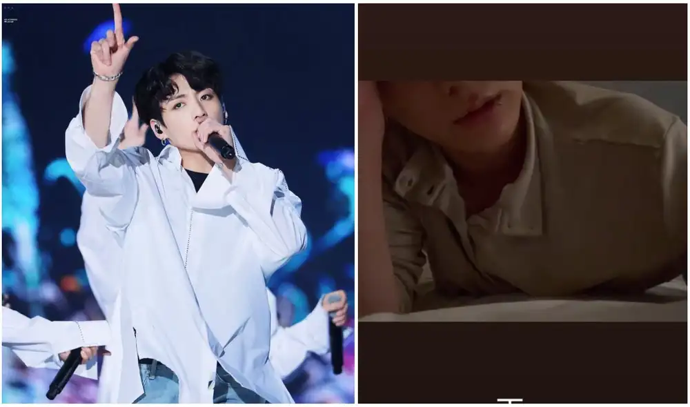 BTS: Jungkook compartió una historia en Instagram cantando. Foto: Composición LR / Imágenes HYPE e IG