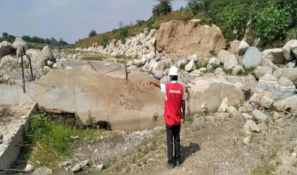 Equipo de control evaluó contrato para obra en bocatoma durante el período de 21 de setiembre al 21 de octubre de 2021. Foto: Contraloría