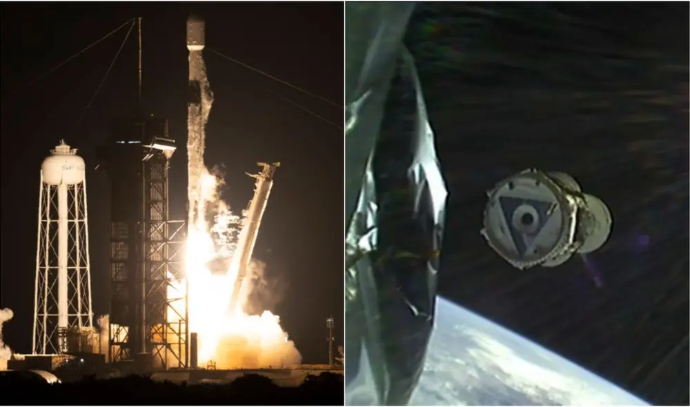 La NASA lanzó a IXPE a bordo de un cohete de Space X este 9 de diciembre. Su misión está destinada a durar dos años. Foto: NASA / Joel Kowsky