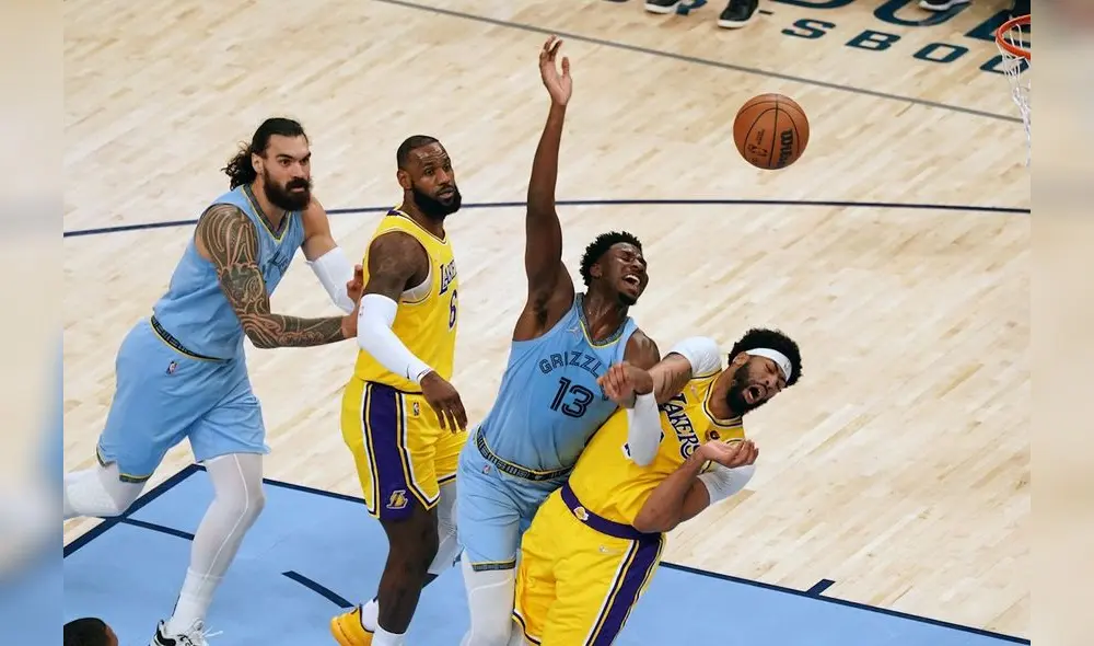 LA Lakers cayó ante Memphis. Foto: EFE. LA Lakers cayó ante Memphis. Foto: EFE.
