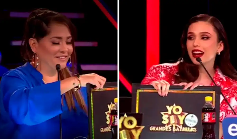 Janick Maceta celebró el retorno de Katia Palma a Yo soy, grandes batallas internacional. Foto: captura de Latina