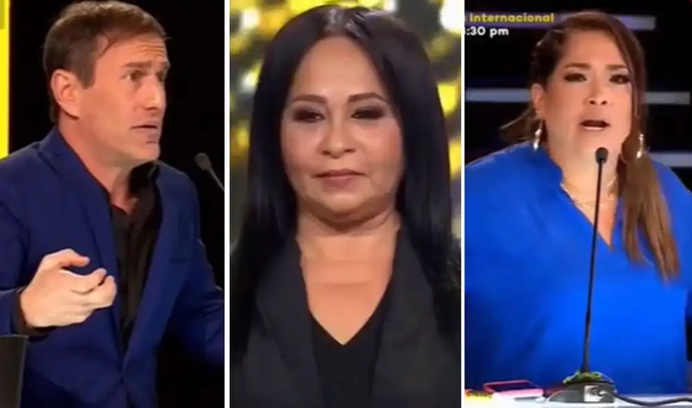 Los jurados de Yo soy: grandes batallas arremetieron contra la imitadora de Ana Gabriel. Foto: composición/captura de Latina