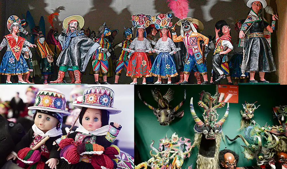 En los trabajos de artesanía, siempre destacan los artistas tradicionales en las diversas técnicas y disciplina. Foto: colectivo Huancayo / composición LR