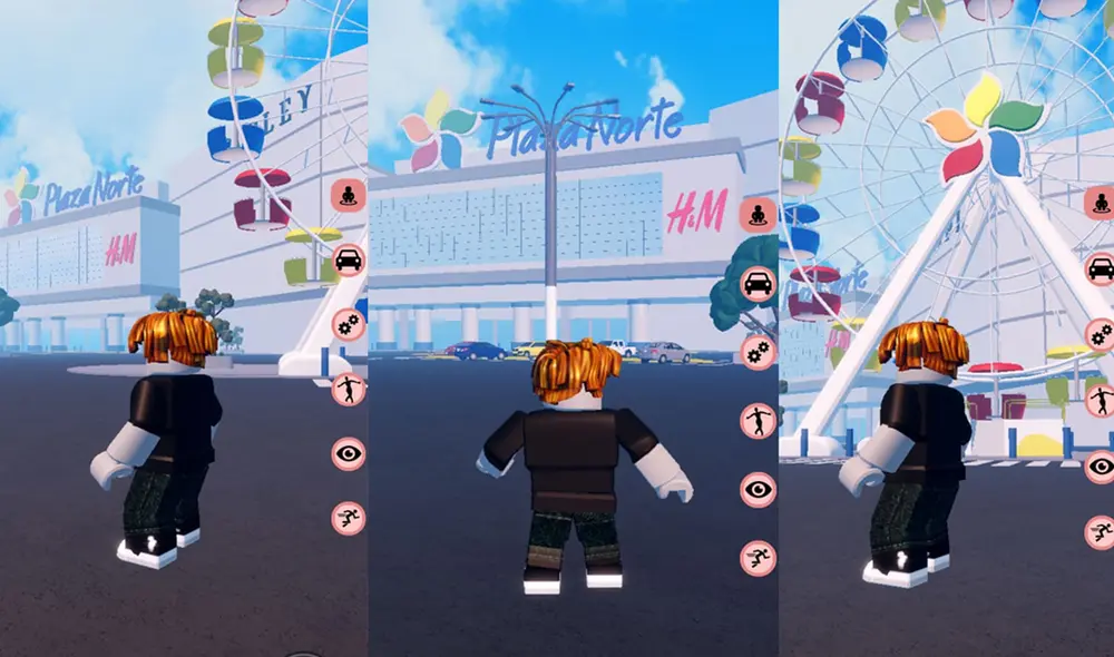 Así luce Plaza Norte en Roblox. Foto: La República