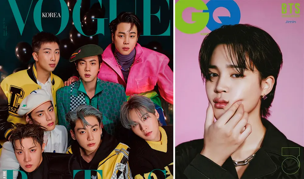 A pesar de su descanso, BTS sigue en el foco de atención durante diciembre. Foto: Vogue/GQ Corea