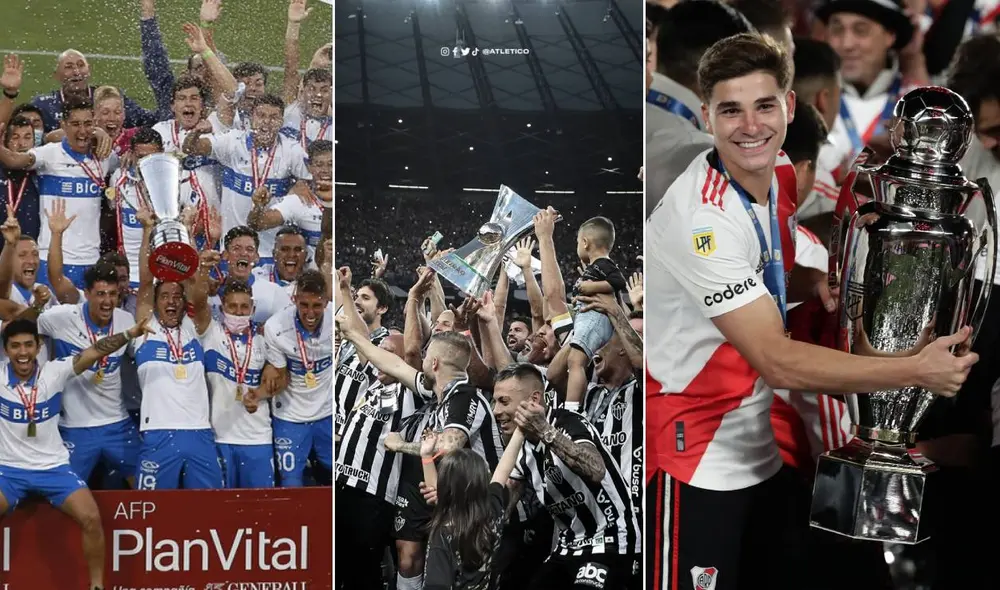Alianza Lima podría enfrentar a River Plate, Universidad Católica y Atlético Mineiro en la Libertadores 2022. Foto: composición AFP/Twitter @Atletico @Cruzados Alianza Lima podría enfrentar a River Plate, Universidad Católica y Atlético Mineiro en la Libertadores 2022. Foto: composición AFP/Twitter @Atletico @Cruzados