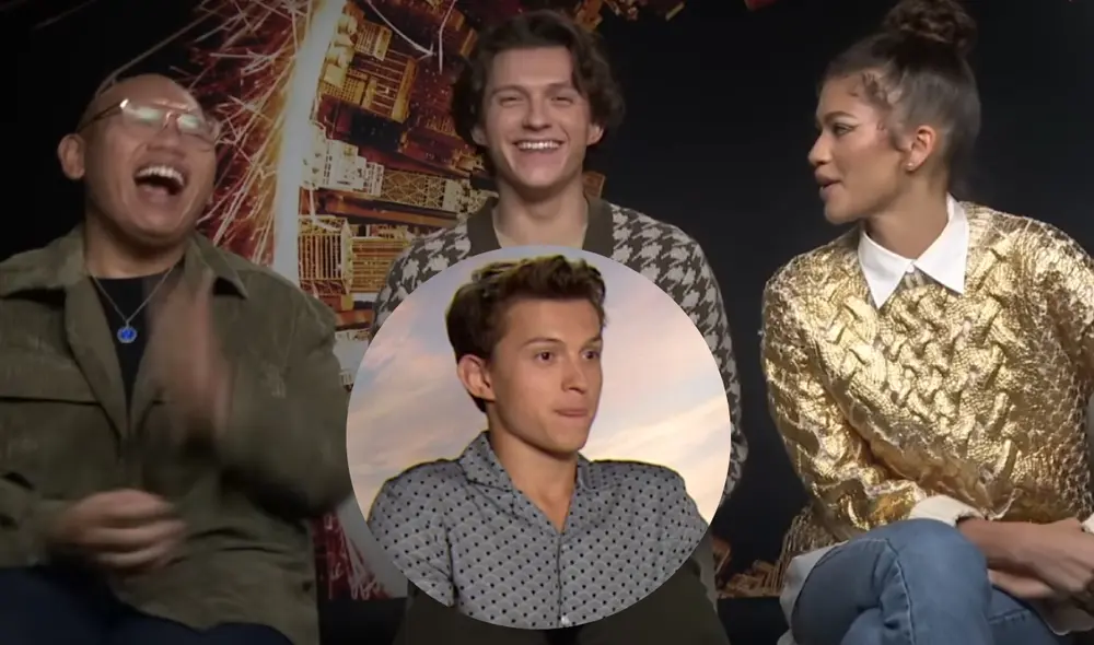 Elenco de Spider-Man: no way home reaccionó al clip viral de Tom Holland confirmando el Spider-Verse hace 2 años. Foto: composición/captura de Yotube/ Jake's Takes