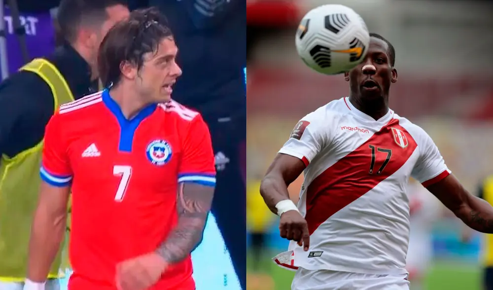 Perú venció a Chile 2-0 con goles de Cueva y Peña. Foto: Chilevisión/EFE