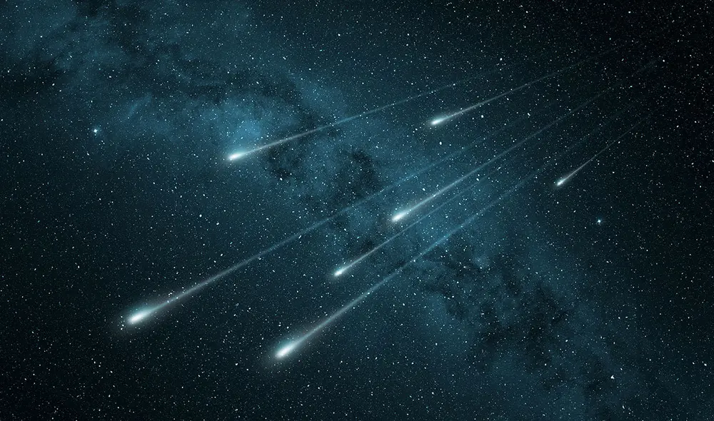 La lluvia de estrellas gemínidas, provenientes de un asteroide, llegará a su máximo en los próximos días. Foto: referencial / Adobe Stock