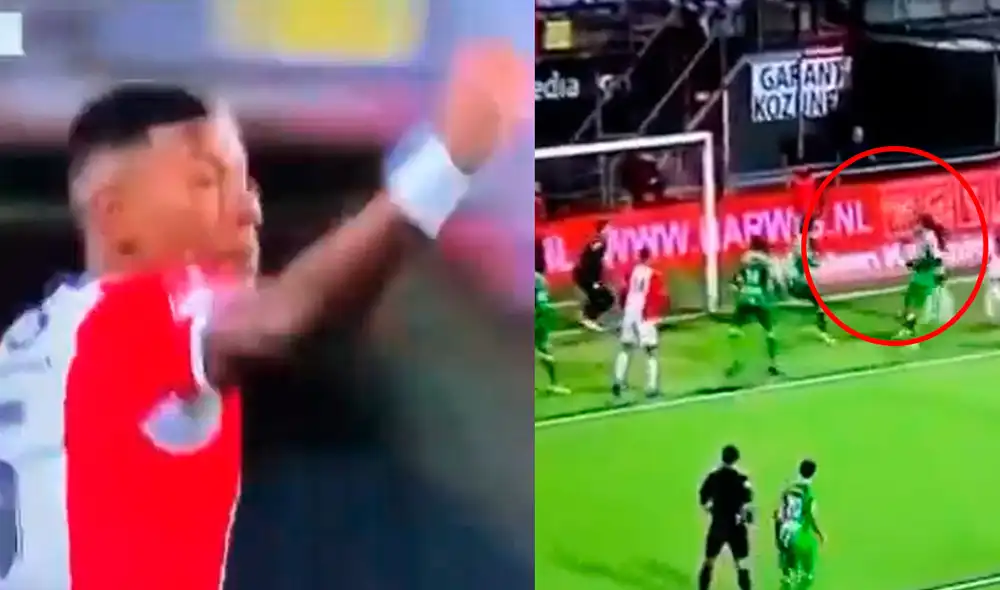 Miguel Araujo se quedó en FC Emmen a pesar que perdió la categoría la temporada anterior. Foto: captura ESPN Miguel Araujo se quedó en FC Emmen a pesar que perdió la categoría la temporada anterior. Foto: captura ESPN