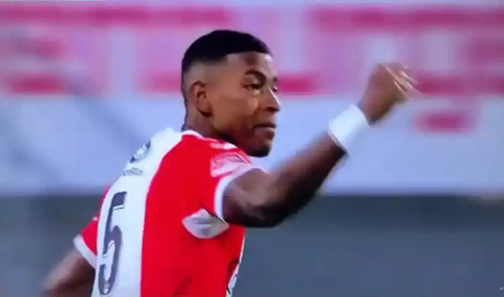 Miguel Araujo lleva dos goles esta temporada. Foto: captura de ESPN Miguel Araujo lleva dos goles esta temporada. Foto: captura de ESPN