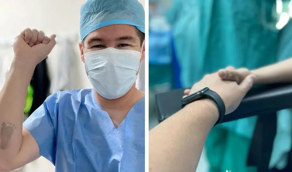 Sebastián Martins se mostró muy emocionado tras el nacimiento de su hija con Maricarmen Marín. Foto: Instagram Sebastián Martins se mostró muy emocionado tras el nacimiento de su hija con Maricarmen Marín. Foto: Instagram