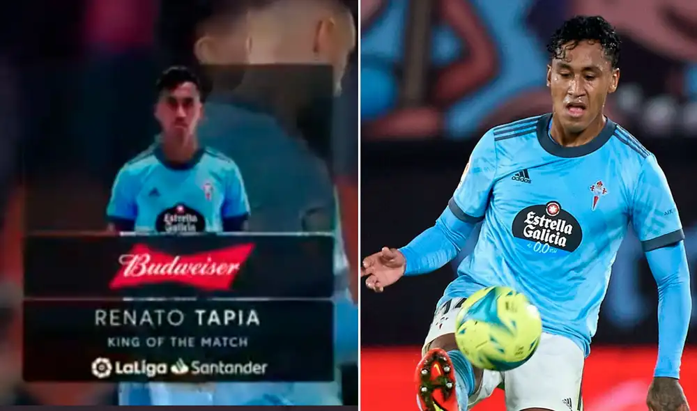 Renato Tapia llegó a Celta de Vigo en la temporada 2020-2021 luego de pasar por la liga de Países Bajos. Foto: composición/capturas de ESPN Renato Tapia llegó a Celta de Vigo en la temporada 2020-2021 luego de pasar por la liga de Países Bajos. Foto: composición/capturas de ESPN