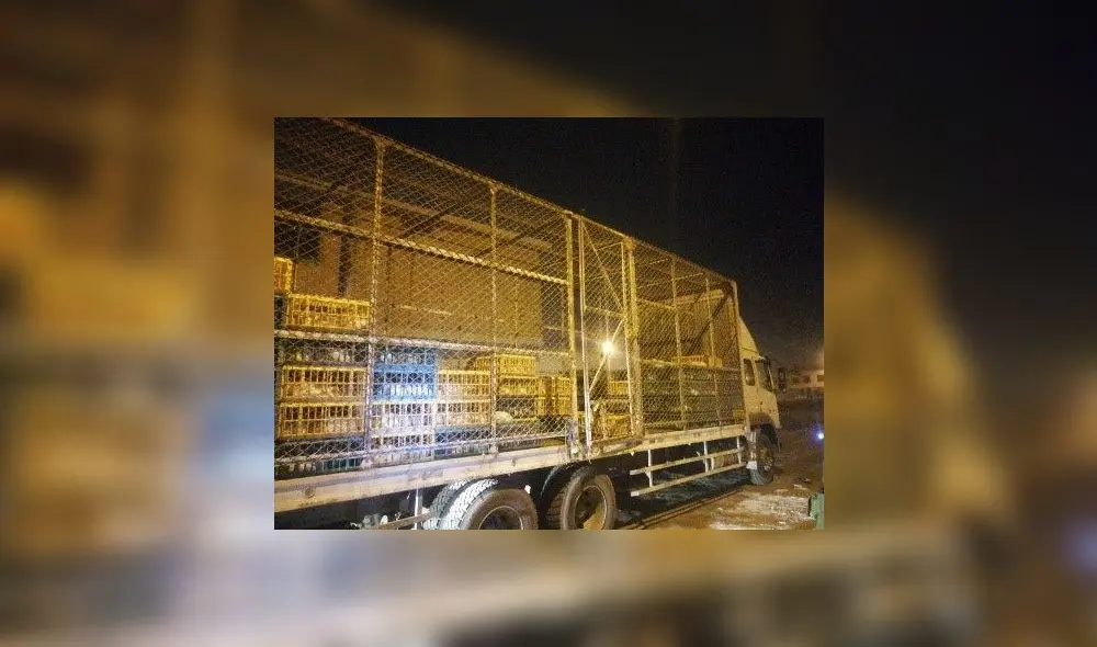 Camión fue recuperado en el distrito de Huanchaco. Foto: PNP Camión fue recuperado en el distrito de Huanchaco. Foto: PNP