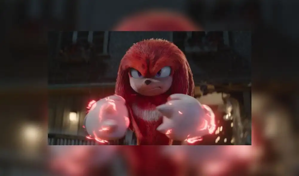 Primera imagen de Knuckles en Sonic 2. Foto: Paramount Pictures Primera imagen de Knuckles en Sonic 2. Foto: Paramount Pictures