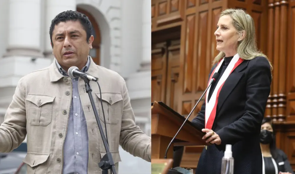 Bermejo criticó la conducta de Alva y refirió que "los golpistas no pasarán". Foto: composición/Congreso de la República Bermejo criticó la conducta de Alva y refirió que "los golpistas no pasarán". Foto: composición/Congreso de la República