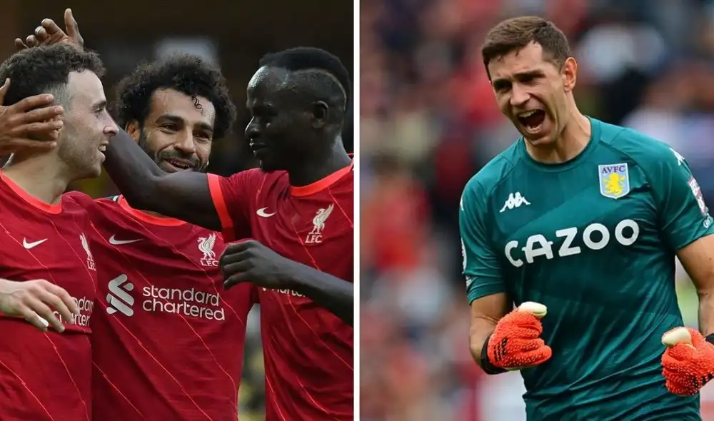 Liverpool y Aston Villa juegan este sábado por la Premier League. Foto: composición/Premier League Liverpool y Aston Villa juegan este sábado por la Premier League. Foto: composición/Premier League