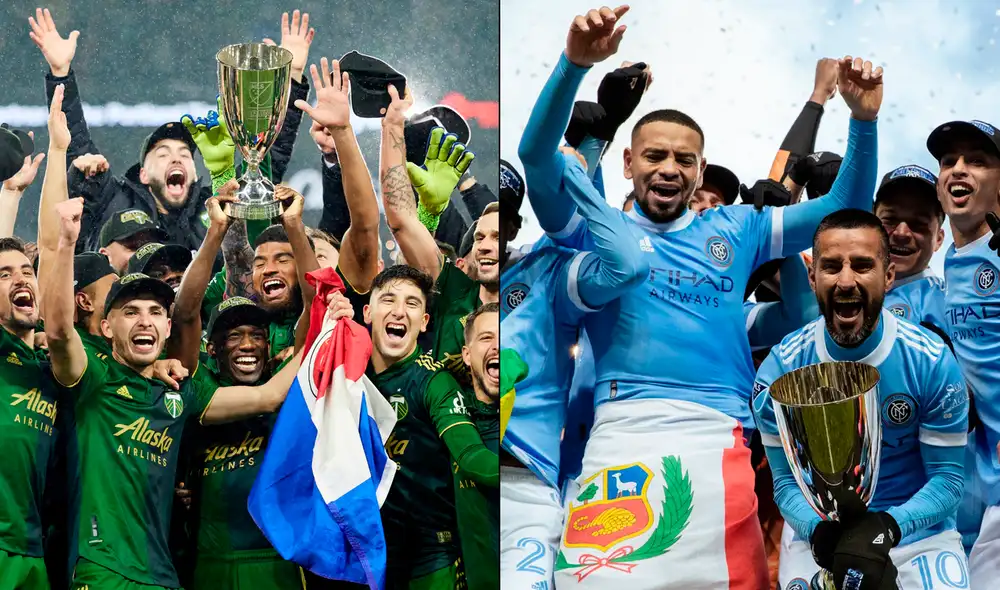 New York City y Portland Timbers buscarán ser el nuevo campeón del fútbol estadounidense. Foto: Twitter/composición