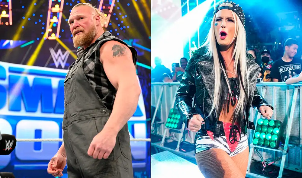 Brock Lesnar y Toni Storm brillaron en Friday Night SmackDown. Foto: WWE
